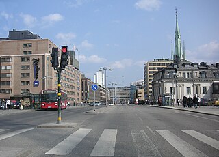 Klarabergsviadukten Viaduct in central Stockholm, Sweden