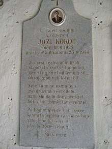 Grabstein von Jozi Kokot