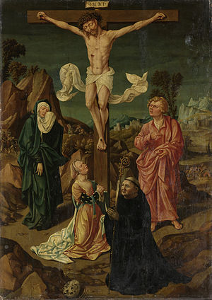 Crucifixion with the Virgin, Saint John, Mary Magdalene, a Donor