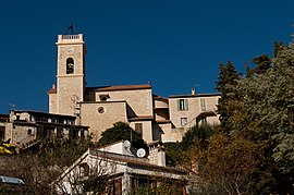 A igreja de La Gaude