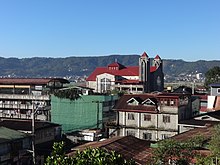 Saint Joseph Parish Church (center) in Barangay Poblacion