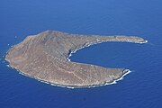 Lehua, an extinct volcano of Niʻihau, and the largest offshore islet in Hawaii. Home to thousands of breeding pairs of seabirds, many are threatened by invasive species such as the Polynesian Rat. The European Rabbit population was recently brought under control, and native plants are making a comeback.