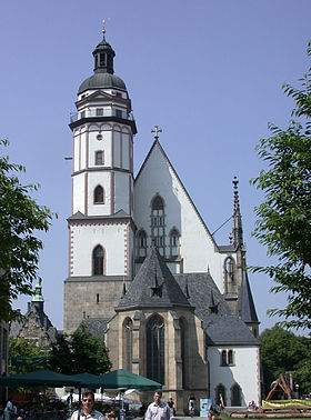 Illustrasjonsbilde av seksjonen St. Thomas kirke i Leipzig