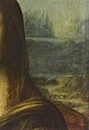 Detail of the background (right side) of Mona Lisa