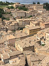 Les toits ocre jaune d'Urbino.