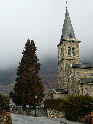 <span class="mw-page-title-main">Leytron</span> Municipality in Valais, Switzerland