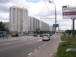 Вид на Липецкую улицу от МКАД (2011)