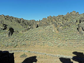 A photo of hoodoos at Little City of Rocks Wilderness Study Area