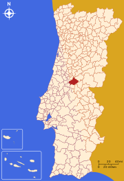 situo de Sertã en Portugalio