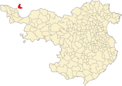 Término municipal de Llivia respecto a la provincia de Gerona.