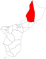 Location of Dededo