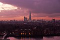 2013-12-09 16:12 Looking over London at dusk.