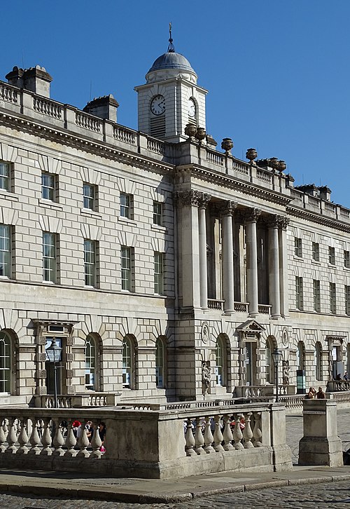 Somerset House – showing the East Wing, which is a part of the Strand Campus of King's College London.