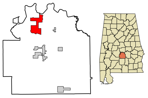 File:Lowndes County Alabama Incorporated and Unincorporated areas White Hall Highlighted 0181912.svg