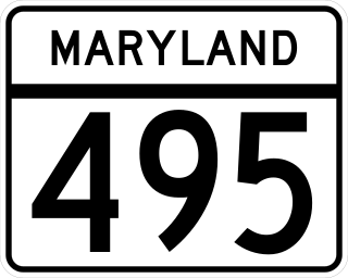 <span class="mw-page-title-main">Maryland Route 495</span> State highway in Maryland, United States