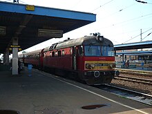 MDmot-Wendezug im Bahnhof Debrecen (2007)