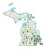 Congresdistricten van Michigan sinds 2003