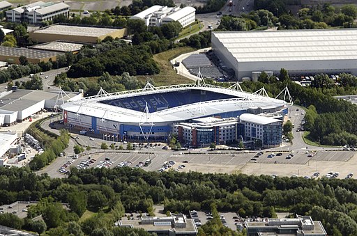 Madejski Stadium aerial, August 2014