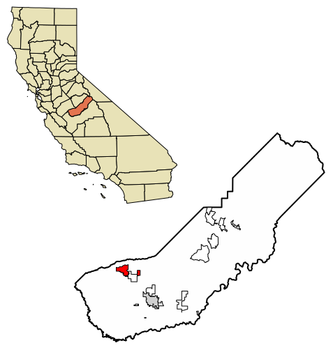 File:Madera County California Incorporated and Unincorporated areas Chowchilla Highlighted 0613294.svg