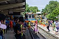 * Nomination Maha Chai Railway Station, Mueang Samut Sakhon District, Thailand. --Supanut Arunoprayote 15:13, 23 August 2018 (UTC)  Oppose Insufficient quality. Sorry. The people at the left are very disturbing, the left part is IMO too dark. --XRay 16:57, 23 August 2018 (UTC) * Decline {{{2}}}