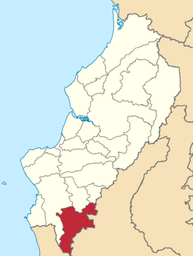 Localización del Cantón de Paján