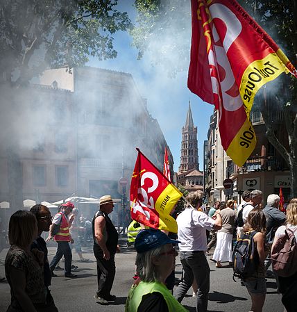 Français : Manifestation contre la loi travail à Toulouse, le 23 juin 2016 English: Demonstration against French labour law in Toulouse, June 23, 2016