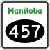 Provincial Road 457 marker