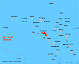 Kwajalein - Lokalizacja