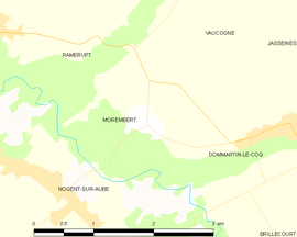 Mapa obce Morembert