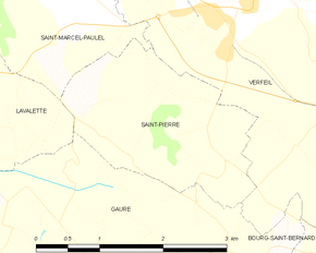 Poziția localității Saint-Pierre
