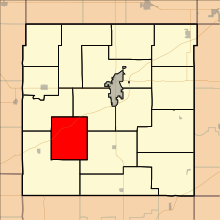 Map highlighting Homewood Township, Franklin County, Kansas.svg