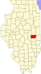 State map highlighting Douglas County