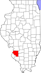 Contea di St. Clair – Mappa