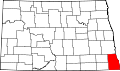 Comitatul Richland map