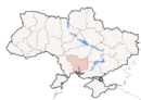 Mappa dell'Ucraina politica semplice Oblast Mykolajiw.png