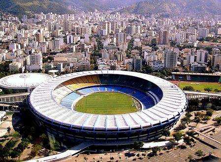 Lugfoto van die Maracanã-stadion in 2009