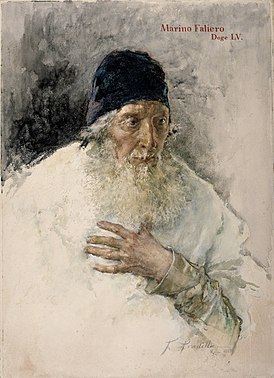 Франсиско Прадилья. Портрет Марино Фальера. 1883