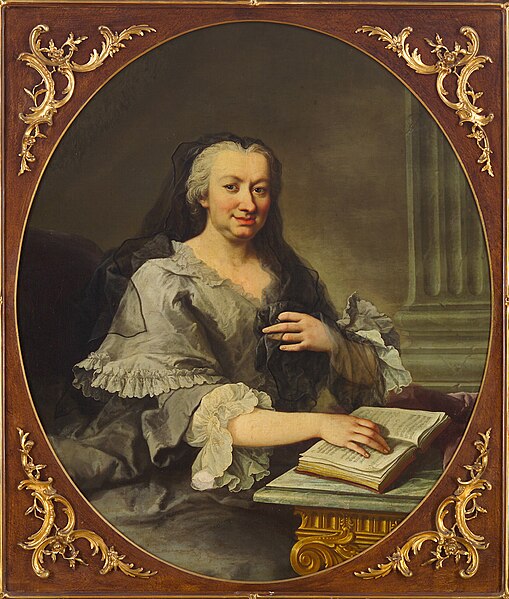 File:Martin van Meytens - Maria Karolina Gräfin Fuchs (1681-1754) an einem Tisch sitzend.jpg