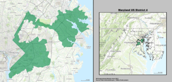 Distrito 4 del Congreso de los EE. UU. De Maryland (desde 2013) .tif