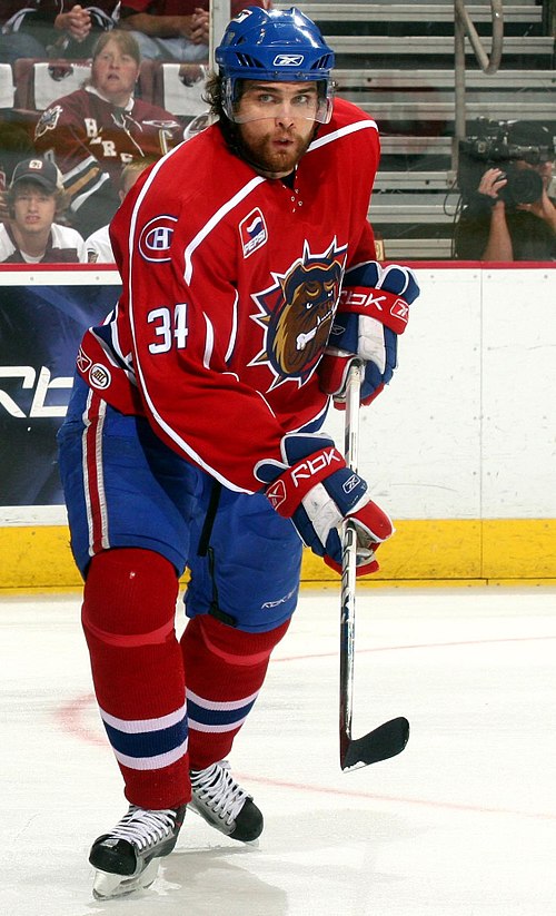 Biron with the Hamilton Bulldogs in 2007