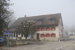 Landgasthof Sonne i landsbyen Matzendorf