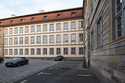 Maximiliansplatz 3, Flügel an der Fleischstraße Bamberg 20190223 001