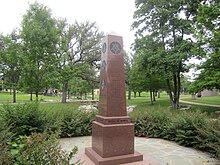 A Medal of Honor monument at the Texas State Cemetery in Austin, Texas Medal of Honor monument, Austin, TX IMG 2206.JPG