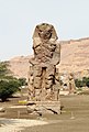 en:Colossi of Memnon, two ancient Egyptian colossal statues close to en:Luxor in Upper Egypt