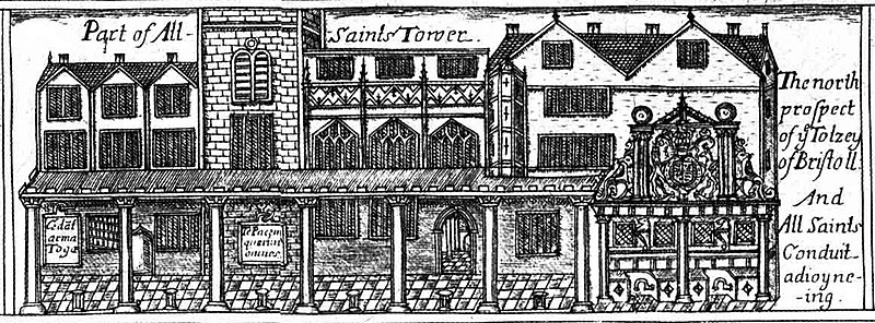File:Merchant's Tolzey, Bristol from Millerd's Map.jpg