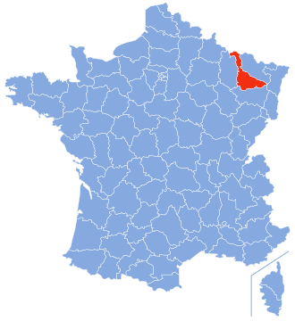 Location of Meurthe-et-Moselle in France Meurthe-et-Moselle-Position.svg