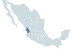 Mexico map, MX-NAY.svg