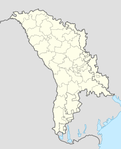Єкимоуцьке городище. Карта розташування: Молдова