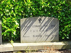 Tombe de Robert Léonard.