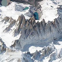 Off-nadir satellite image of Fitz Roy